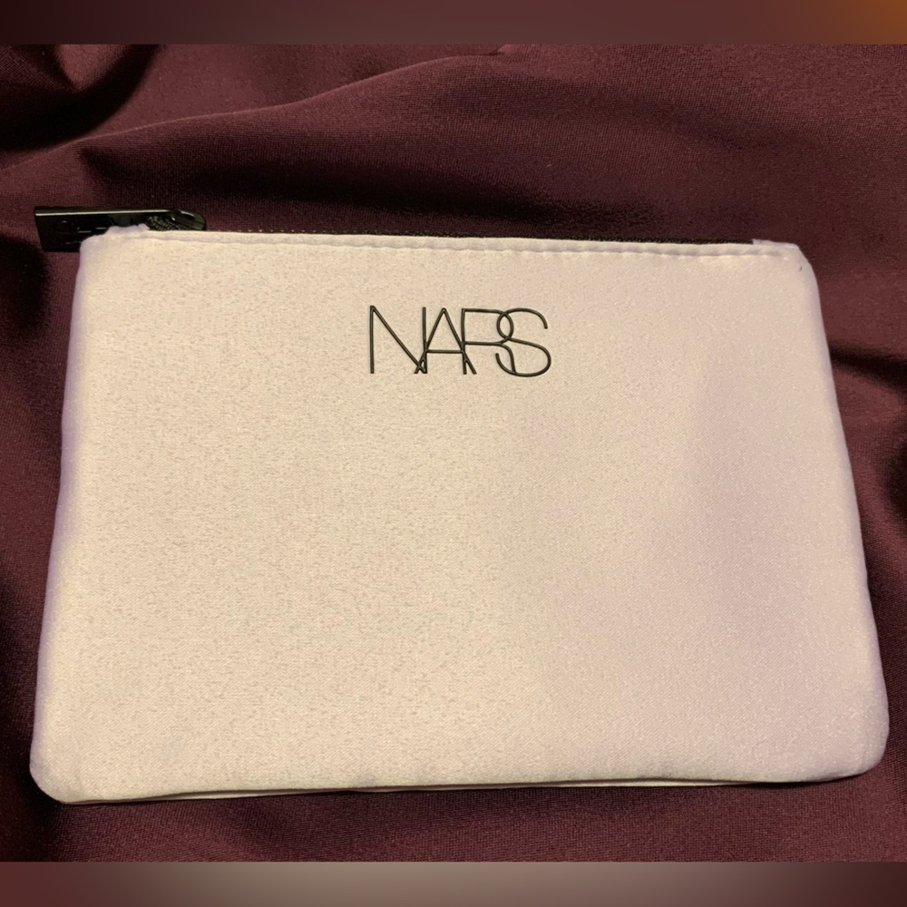 NARS Black and lavender Cosmetic Pouch